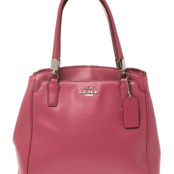 COACH PINK MINETTA SATCHEL CROSSBODY BAG - Picture 1 of 7